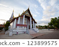 Wat Phra Mahathat Woramahawihan, the main temple in Nakhon Si Thammarat province,Southern Thailand. 123899575