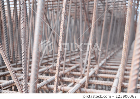 Metal framework of reinforced concrete structure Metal framework of reinforced concrete structure 123900362