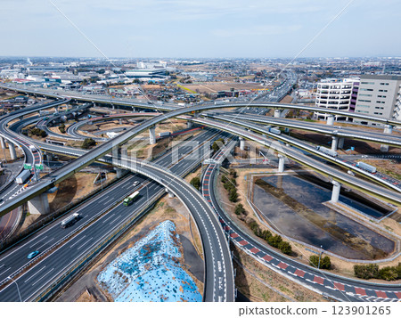 Highway junction 123901265