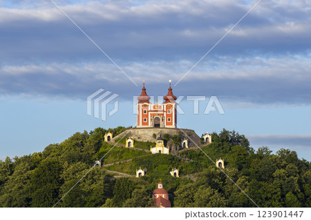 Calvary in Banska Stiavnica, UNESCO site, Slovakia 123901447