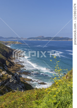 Miradoiro de Cabo Home, Cangas near Hio, Province of Pontevedra, Galicia, Spain 123901474
