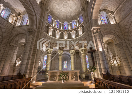 Saint-Pierre church, Preuilly-sur-Claise, Indre-et-Loire, Val de Loire, France 123901510