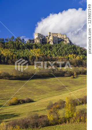 Lietava castle (Lietavsky hrad), Zilina region, Slovakia 123901549