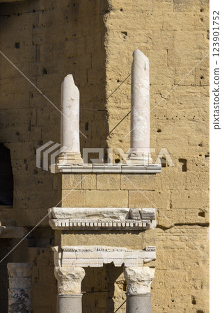 Roman Amphitheatre, Orange, UNESCO world heritage, Provence, France 123901752