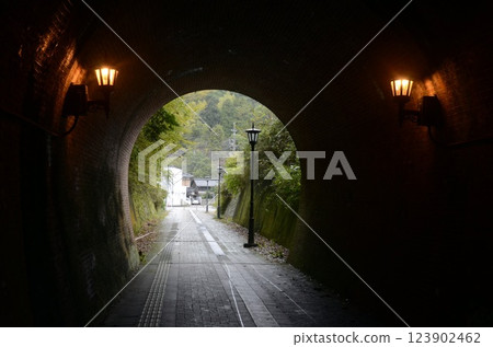 Tunnel landscape Tunnel landscape 123902462
