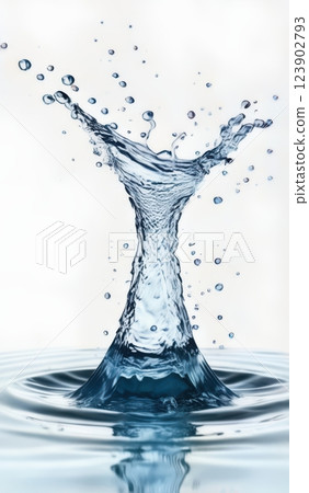 a close up of a water splash with a white background a close up of a water splash with a white background 123902793