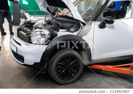 Car service workshop. Car repair Car service workshop. Car repair 123902987