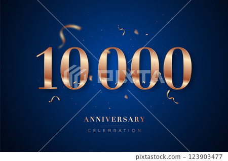 Elegant design celebrating significant milestone with golden num Elegant design celebrating significant milestone with golden num 123903477