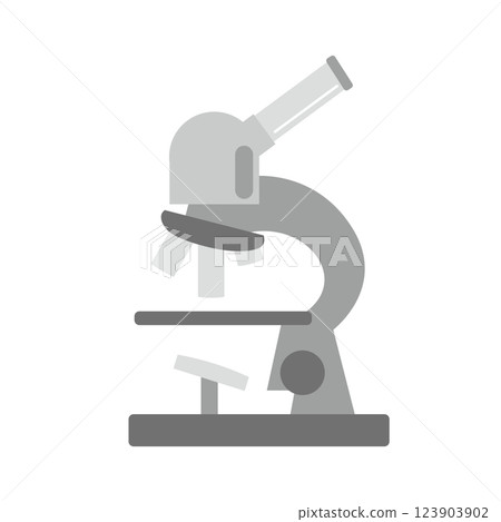 Simple microscope vector illustration 123903902