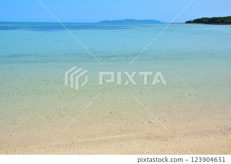 竹富島康多海灘 123904631