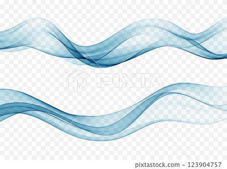 Blue wave flow color, abstract wave design element. Blue wave flow color, abstract wave design element. 123904757