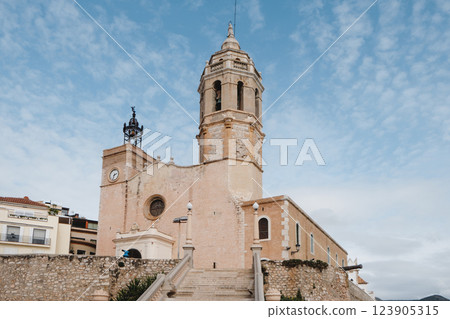Sant Bartomeu i Santa Tecla Church, in Sitges Sant Bartomeu i Santa Tecla Church, in Sitges 123905315