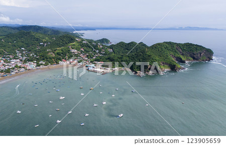 Pier in San Juan Del Sur 123905659