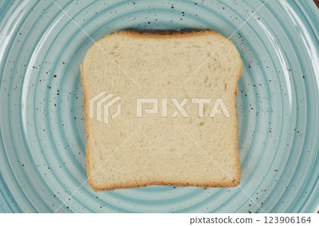 Slice of white bread Slice of white bread 123906164