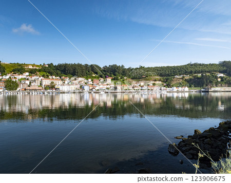 San Esteban de Pravia in Asturias in Spain San Esteban de Pravia in Asturias in Spain 123906675