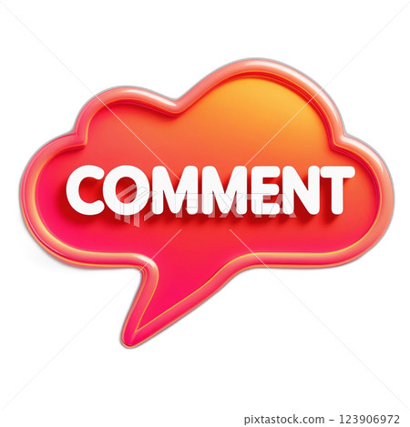 帶有文字的霓虹色語音氣泡 帶有文字的霓虹色語音氣泡 123906972