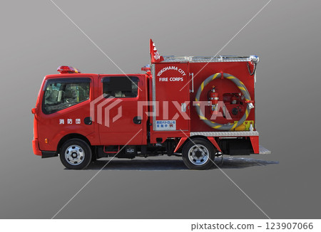 Fire engine, pump car 123907066