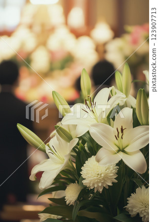 Japanese funeral Japanese funeral 123907713