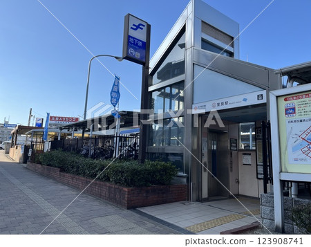Fukuoka City Subway Airport Line "Muromi Station" and bicycle parking lot 123908741