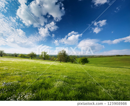 五月藍天 五月藍天 123908986