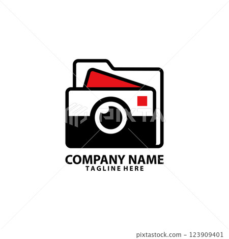 folder camera logo design vector folder camera logo design vector 123909401