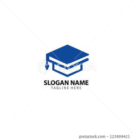 book cap logo design vector 123909421