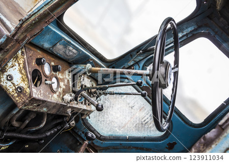 Old tractor Cabin Old tractor Cabin 123911034