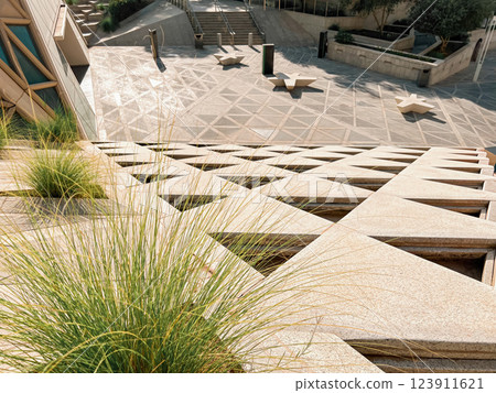 Modern Geometric Architecture at King Abdullah Financial District Modern Geometric Architecture at King Abdullah Financial District 123911621