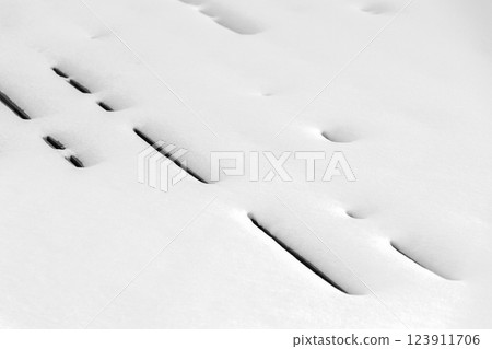 Snow on the floor terrace Snow on the floor terrace 123911706