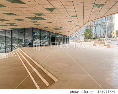 Modern Geometric Architecture at King Abdullah Financial District Modern Geometric Architecture at King Abdullah Financial District 123911729