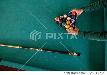 Billiards Game Setup. KSA. Fun 123911734