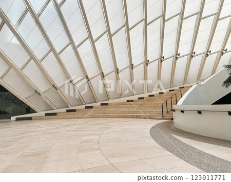 Modern Geometric Architecture at King Abdullah Financial District 123911771