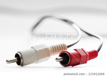 RCA cable with connectors RCA cable with connectors 123912088