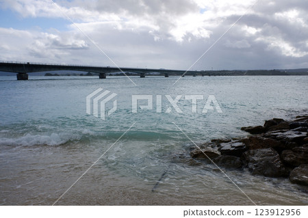 Okinawa Prefecture Kuri-Ryoshima Koryu Bridge 123912956