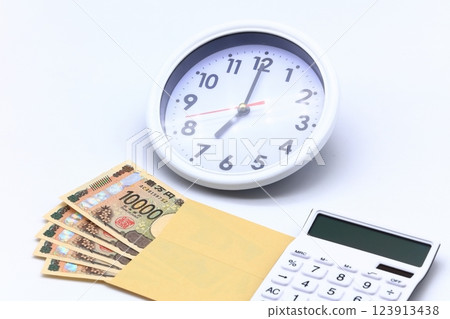 截止日期和時間圖片 123913438