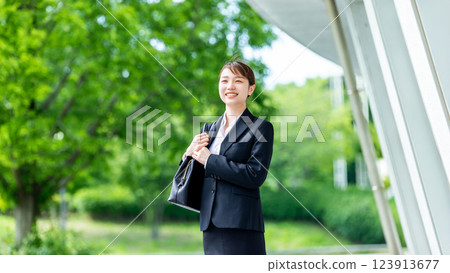 Young female new employee/businesswoman Young female new employee/businesswoman 123913677