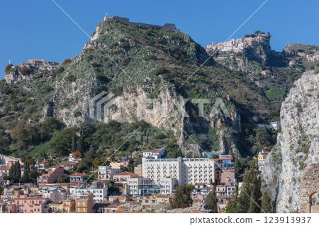 Taormina village. Sicily, Italy 123913937