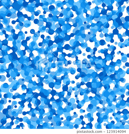 Vector Metaball Connect Dot Set. Molecule chain. Circle Shapes. Abstract Geometric Dots. Morphing Blob for Pattern, Sticker, Badge, Poster, Web Design 123914094