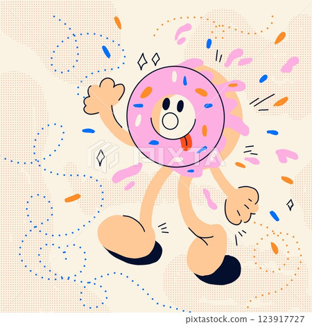 Happy Donut Boy Happy Donut Boy 123917727