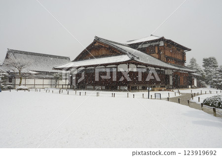 Snowy Nijo Castle, Honmaru Gotsunegoten, Nakagyo Ward, Kyoto City 123919692