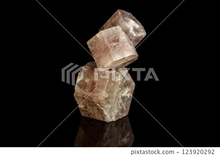Macro mineral stone Aragonite on a black background Macro mineral stone Aragonite on a black background 123920292