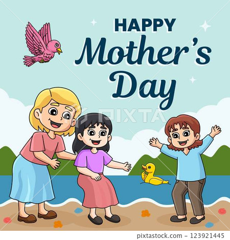 Happy Mothers Day Poster Square Banner Templates Happy Mothers Day Poster Square Banner Templates 123921445
