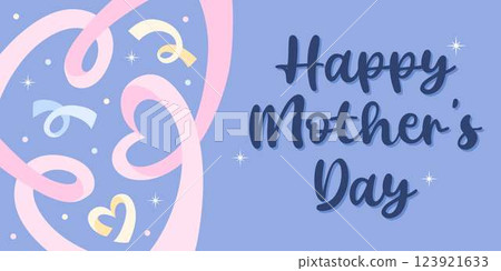 Happy Mothers Day Poster Panoramic Banner  123921633