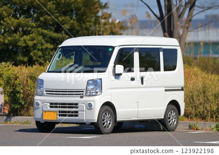 White light van White light van 123922198