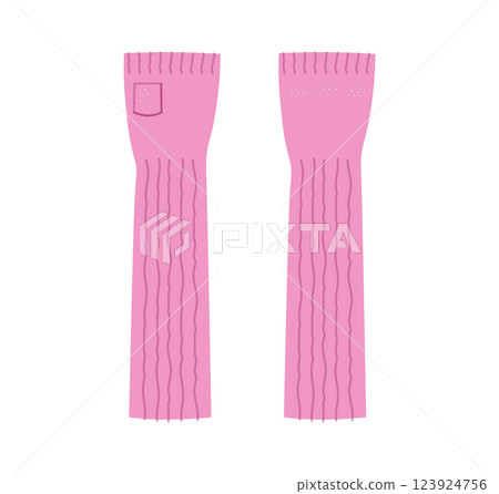 Gloves Fingerless Knit Wool Three-Quarter length purple cartoon Fashion hand accessory clothing technical illustration Gloves Fingerless Knit Wool Three-Quarter length purple cartoon Fashion hand accessory clothing technical illustration 123924756