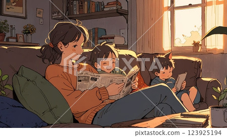 客廳是家人聯絡感情、分享歡樂時光和溫馨團聚時光的地方。 客廳是家人聯絡感情、分享歡樂時光和溫馨團聚時光的地方。 123925194