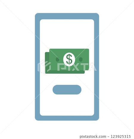 Save money on line with smartphone 123925315