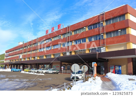 Kushiro Station in winter, the gateway to eastern Hokkaido Kushiro Station in winter, the gateway to eastern Hokkaido 123925873