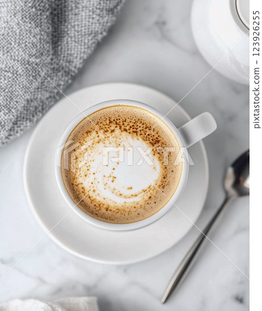 大理石上的卡布奇諾 大理石上的卡布奇諾 123926255