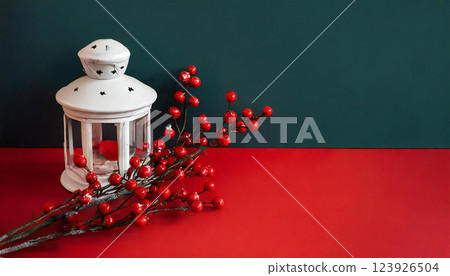 Background material: red and green 123926504